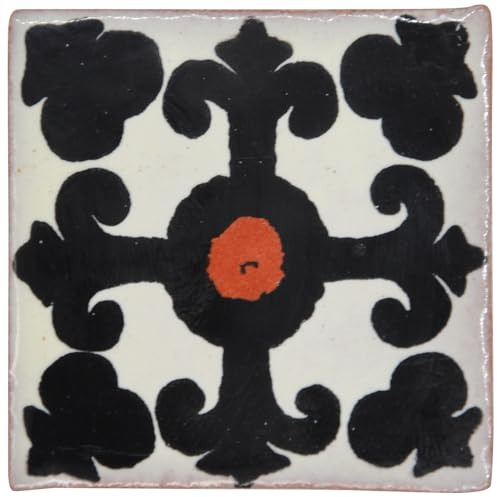 Tumia LAC Handgefertigte Mexikanische Talavera Fliesen Authentischer Stil Evita Keramikfliesen für Kunsthandwerk, Küchenrückwand, Wandfliesen und Heimwerker Projekte