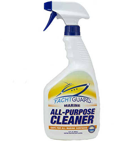 YachtGUARD Marine All Purpose Cleaner Spray – All Purpose Boat Cleaner, Stain Remover, Grease Remover, and Multi Surface Cleaner (32 Oz Spray Bottle)