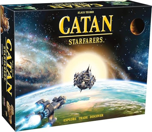 CATAN Starfarers - English: Brettspiel für Strategie-Fans ab 12 Jahren, für 6 Spieler