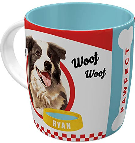 Nostalgic-Art Tasse à café rétro, Better Together Dogs – Idée de cadeau pour amoureux de chiens, en céramique, Design vintage avec citation, 330 ml