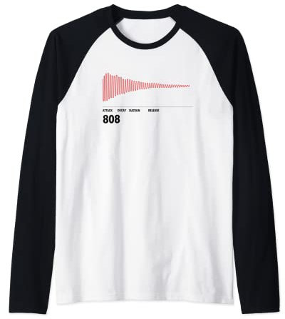 808 Piège à vagues sinusoïdales pour tambour, rap et producteur de musique DJ Manche Raglan