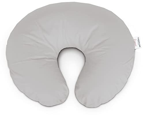 Theraline Bezug für Wynnie - das amerikanische Stillkissen Jersey grau