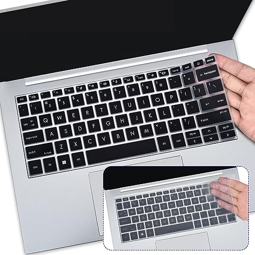 2 x Tastaturabdeckungen für HP EliteBook 830/835/840/845/1040 G9/G10/2025, 13,3 und 14 Zoll, nicht kompatibel mit 840/845/1040 G, 8 G7/G6, G6 5, G4, G3, schwarz