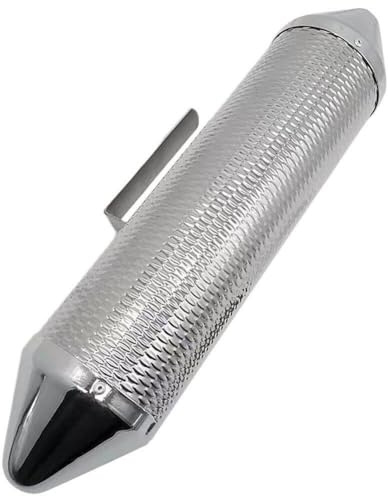 Muteitt Shaker Guiro en Métal avec Grattoir, Tambour De Sable, Percussion, Instrument De Musique À Main, pour Groupes De Jazz Spectacles en Direct