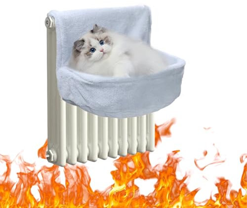 Xpwghap Heizkörperbett Für Katzen,hängebett Für Katzen Heizung,katzenbett-hundebett-heizkörperbett Für Katzen Und Hunde,cat Hanging Bed,Comfortable Cat Bed for Heaters,Foldable Cat Bag