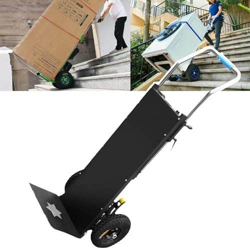 UYSELA Elektrischer Treppensteiger - Treppen Hoch und Runter, 1500 W Elektrischer Treppensteiger-Sackkarre mit Spurstange Einziehbar, Einfache Handhabung,1500W-42A