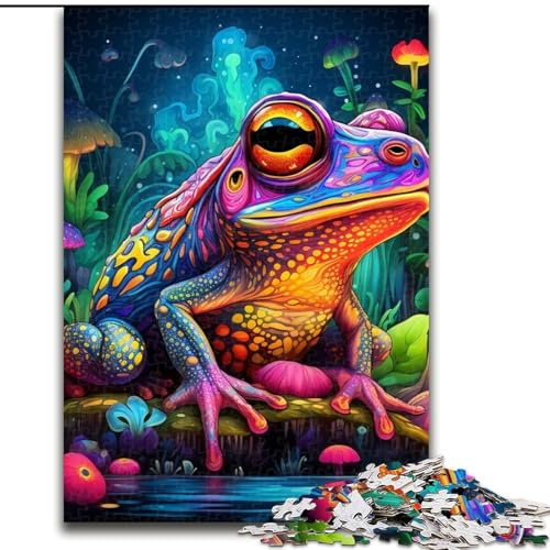 Puzzle da 1000 pezzi per adulti con motivo Raganelle d'albero in cartone, dimensioni 26x38cm, ideale come regalo per le feste e come decorazione per la casa.