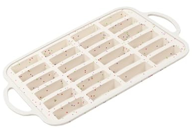 KieTeiiK 3. Moule à muffins flexible en silicone avec cadre en métal renforcé - Passe au four - Pour boulangers, brownies - Libération rapide et stockage rapides - Moule à dessert multifonction