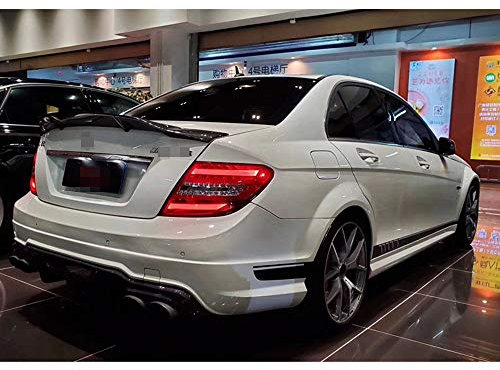 JTAccord ABS Auto Heckspoiler Standard Heckklappe Spoiler Dach Heck Heck Kofferraum Lippe Windschutzscheibe Flügel für Mercedes Benz W204 C350 C63 AMG 2008-2013 R-Typ, Auto Modifikation