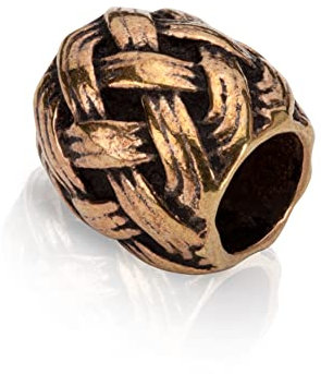 NKlaus Bartschmuck Bartperle BronzeBartschmuck Wikinger Haarschmuck 4362