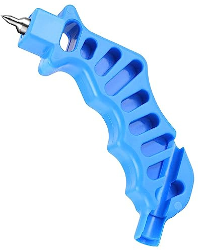 Perforadora de Tubería de Riego por Goteo 2 en 1, Herramienta de Inserción de Accesorios, Tubería de Riego por Goteo de 1/4 Pulgadas, Perforadora de Línea de Goteo, Perforadora (como se Muestra)