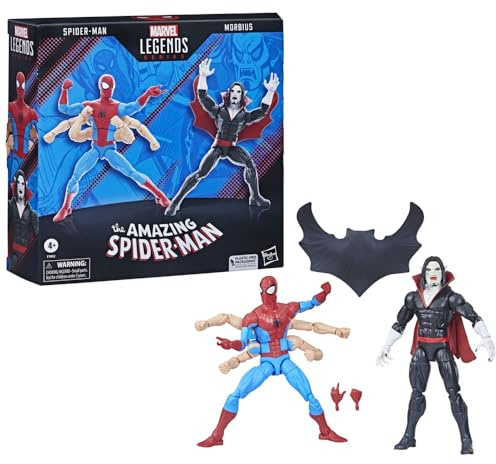 The Amazing Spider-Man Marvel Legends Pack 2 figurer Spider-Man & Morbius 15 cm