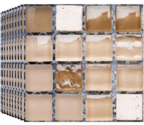 BoloShine Piastrelle Adesive Cucina 30 Pezzi, Mosaico Pannelli Adesivi per Pareti Bagno, Impermeabile Autoadesivo Vinile Mattonelle Decorazioni Carta Parati Adesiva Muro Rivestimento (Grigio)