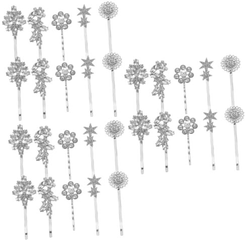 FRCOLOR 30stücke Rhinestone Haarklammern Für Frauen Dekorative Haarnadeln Mit Glitzerstein Für Hochzeiten Partys Und Besondere Anlässe Passend Für Haartypen