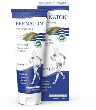 Pernaton Natural Cooling Gel for Joint Massage, Green Lipped Mussel Gel Supports Natural Joint Health and Flexibility, with Original Perna Extract, 125ml