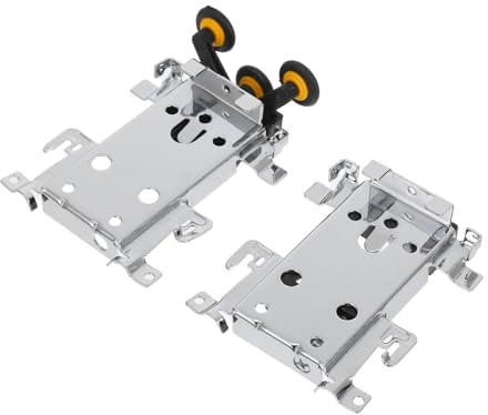 OSOLADY 2pièces Roulettes Pour Porte Coulissante Remplacement Pour Porte De Placard Quincaillerie Pour Coulissante Verre Rail Pour Roulettes Pour