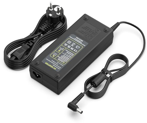 Jippofu Alimentatore 12V 0-10A 120W Trasformatore Adattatore DC 5.5 * 2.5mm | per Strisce LED, Router, Stampanti 3D, Schermi LCD TFT, Monitor, Fotocamere, Scanner Caricatore Caricabatterie Charger