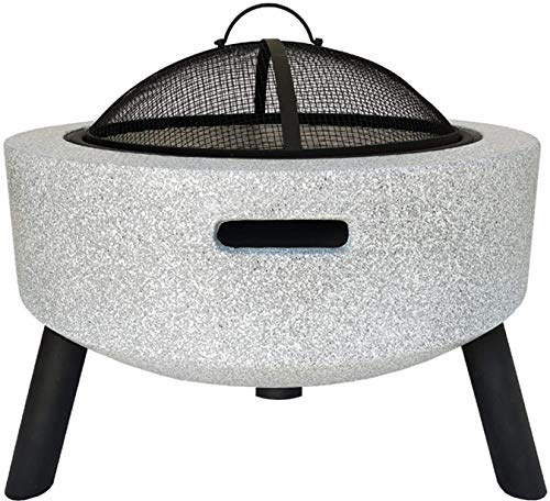 ZJFHEYUO Braciere da Esterno, braciere da Esterno, braciere, Barbecue in Magnesia, utilizzato per Il Riscaldamento/Barbecue di bracieri da Giardino, terrazza da Giardino