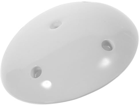 Toddmomy Bouchon de Vidange D’urinoir en Céramique Blanc, Filtre à 5 Trous, Anti-odeurs, Anti-obstruction, pour Salle de Bain, Rechange