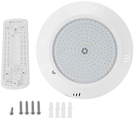 Respicefinem 252LED Luz de piscina 2500LM 18W AC12V IP68 Iluminación subacuática de paisaje impermeable para fuente de jardín de patio (SL-8002)