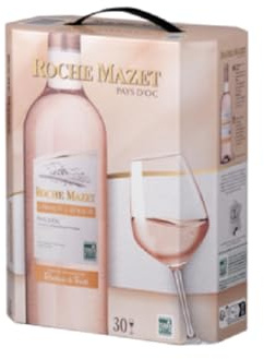 ROCHE MAZET Pays d'Oc IGP Fontaine à Vin 3L/Boite - Livraison Gratuite France (1 boite)