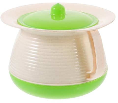GANAZONO Pot à Urine Portable en Plastique Pp avec Couvercle Étanche, Facile à Transporter, pour Bébé et Adulte, Usage Domestique et Voyage