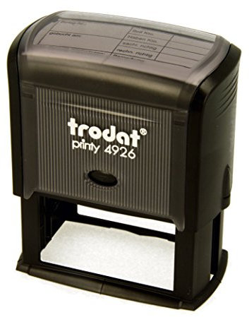 Kontierungsstempel auf trodat 4926 von Gravurxpress