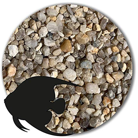Anbobo Müller GmbH - Aquarium Sand/Aquarium Kies - 25 KG - 3,15-5,6mm - Natur - Deutsche Premiumqualität