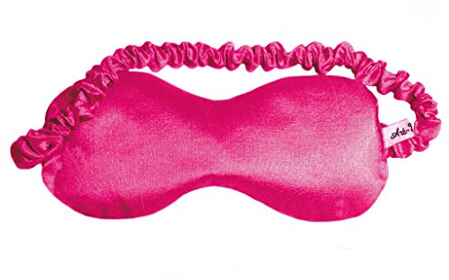 Art-Fabric I Edle Luxus Bio Schlafmaske I Pink Silk I reine Seide I mit Duftwahl