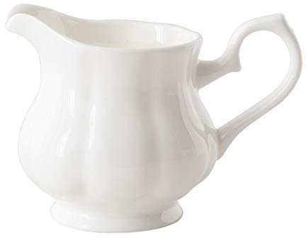 NYKK Salsera/Salsera térmica Creamer, de cerámica Blanca con Mango, café Leche Creamer, Pitcher Pitcher Servir la Salsa de Jarra for la Cocina Salseros/Juego de Salsas