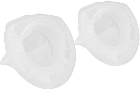 Replacement Vacuum Filter compatible with BLACK+DECKER VF110, 2 Pack, Washable Spare Parts for Handheld Vacuum Cleaner, White