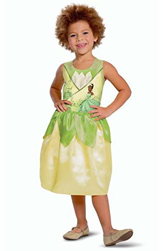 Disney Princess Tiana Barndräkt Basic Plus S (4–6), grön