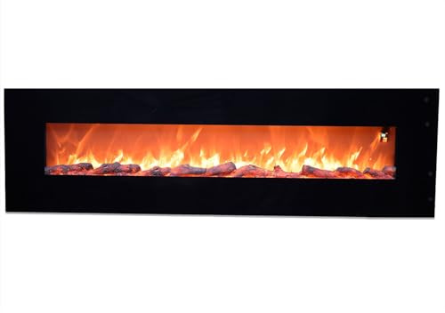 Sined Stelvio ¡CREA Un Ambiente Cálido y Acogedor En Cualquier Espacio Nuestra Chimenea Electrica De Pared De 1500w con Su Realista Efecto Llama Led y Diseno Elegante