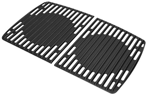 WELL GRILL Gusseisen Grillrost für Ender Urban, Explorer, Urban Pro, Explorer Pro Gasgrills, 32x48cm Emailliertes Gussrost Grill Ersatzteile, Nicht für Enders Urban II & Explorer II, 2 Stück