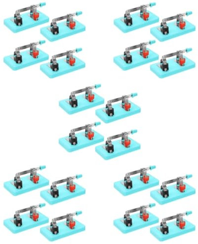 DOITOOL 20stücke Teiliges Einzelpoliger Schalter Spst Elektronikschalter Für Physik-experimente Schaltungen Und Schaltkreisunterricht Niederspannung Geeignet Für Schülerprojekte