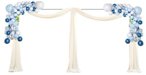 Arche de mariage carrée de 3 x 6 m pour mariage, arche de ballons carrée, support d'arche de jardin, en métal