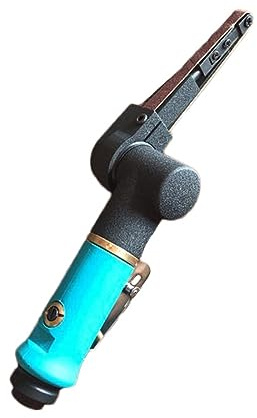 Mini lijadora de banda lijadora eléctrica pulidora Lijadora de banda de aire de 10 * 330mm for lijar, pulir, amoladora angular de banda de lijado neumática Fácil de usar