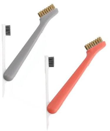 Beavorty 2pcs Wire Cleaning Brush for Range Hood Stove Kitchen Supplies Bbq Grill Cleaning Tool Multifunction Pressing Brush