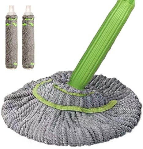 Trapeador giratorio ajustable, mopa giratoria para suelos de madera dura, mopas giratorias para limpieza de suelos, fregonas de microfibra de compresión de 360 grados, diseño de para fregona