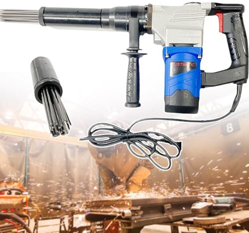 Strumento Per La Rimozione Della Ruggine, Scrostatore Elettrico Ad Aghi Ad Alta Potenza Da 1100 W, Scrostatore Ad Aghi Di Livello Industriale, Per La Rimozione Di Ruggine,110v