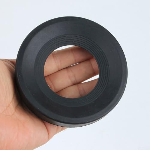Guarnizione di ricambio in gomma per sifone WC ad anello, senza perdite, guarnizione di ricambio per valvola di scarico, colore nero