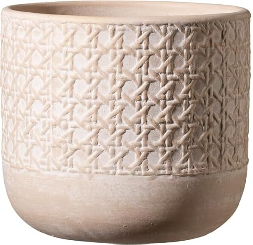Soendgen Vienna, Blumentopf aus Keramik, Farbe: naturbeige, 17 cm Durchmesser, 16 cm hoch, 4,62 l Vol.