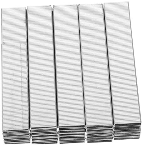 HOMSFOU Clavos de Aire Forma Alta Resistencia para Grapadora Neumática de Acabado Grapas para Bricolaje Carpintería y Proyectos de Manualidades