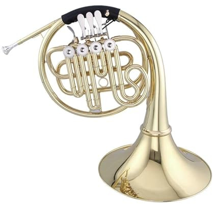 Professionelles Waldhorninstrument aus Messing mit 4 Klappen Waldhorn für Anfänger