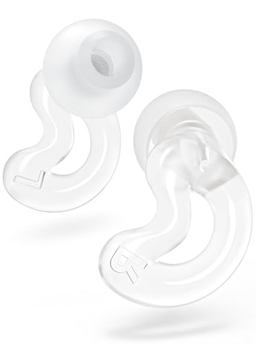 Relaxcharm Ear Plugs for Concerts,19dB Noise Reduction Earplugs for Concerts,Festival Earplugs for Gig,Live Music,Club,No Ringing-Comfortable-XS/S/M/L Tip