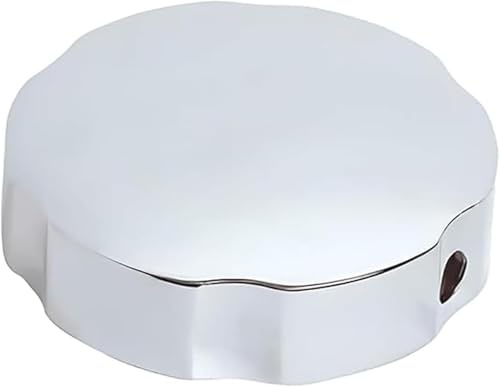 JOYOLA Twist Handle Bathtub, Drain Rotating Overflow Cover Pop-Up Control Knob Chrome-Plated Zinc Alloy Bath Plug Knob for Bathtub Drainage and Overflow Control
