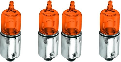 cyclingcolors 2x glühbirne 12V 10W BA9S orange glühlampe birne auto motorrad blinker (Packung mit 2)