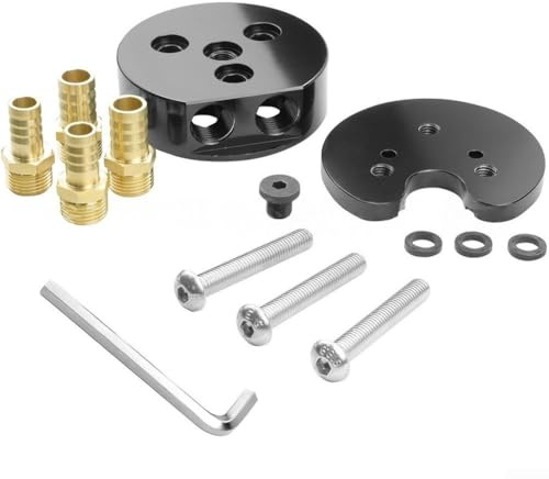 Kit serbatoio serbatoio carburante, 1 set, sistema di ritorno integrato a doppia porta di ricambio per pompe di carburante diesel, maggiore efficienza di flusso, struttura in metallo, uso di