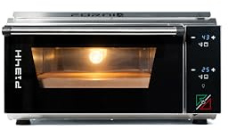 Effeuno P134H 509 Pro Electric Pizza Oven, Biscotto Stone (UK Plug) | Reaches 509°C & bakes Neapolitan pizza in 90 seconds. Includes biscotto clay stone, digital screen & UK 13A plug.