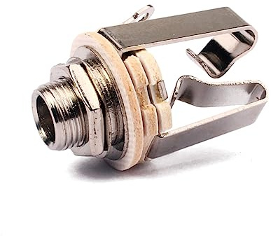FUNOMOCYA 6stücke Stereo-gitarren-klinkenbuchse Anschluss Für Gitarren Tonabnehmer Ausgangsbuchse Panel Montage Für Akustische Gitarrenteile Zubehör